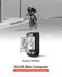 Accessories New IGPSPORT IGS10S Waterproof Computer Speedometer Wireless Bike GPS with Bluetooth 5.0