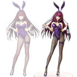 Action Toy Figures Alter Fate/Grand Order Scathach Sashi Ugatsu Bunny Girl 1/7 PVC Action Figure Anime Sexy Girl Adult Collectible Model Toys Gift Y240425JH3O