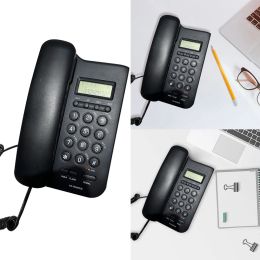Accessories KXT5006CID Landline Phone Business Wall Mounted Callback With Speaker Caller ID Big Button LCD Display Hotel Corded Telephone