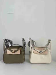 Designer Bag LDy L Mini Premium Cowhide Linndies Bag Doctor Bag Handheld Crossbody Shoulder Womens Bag Linndies