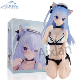 Figure di giocattoli d'azione Fots Giappone Figura anime Aonami Sio bull sexy anime Girl Insight Pvc Action Figure Modello da collezione Toys Kid Gift Y240425flbv