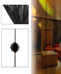 Tassel Curtain Crystal Beads Tassel Silk String Curtain Window Door Divider Sheer Curtains Valance Door Windows Panel Curtain Livi5133410