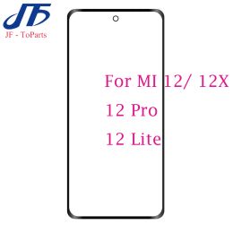 Panel 10Pcs Touch Screen Panel Replacement For Xiaomi For Mi 13 12 12T Pro Lite 5G 12X LCD Front Outer Glass Lens With OCA