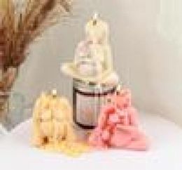 Craft Tools Pregnant Mother Figurine Woman In bor Birth To A Child Silicone Candle Mould Soap Aroma MouldCraft CraftCraft6201407
