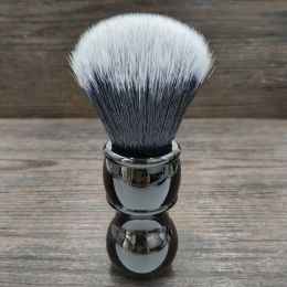 Brush dscosmetic 24mm 26mm tuxedo synthetic hair knots black handle shaving brush bread brush