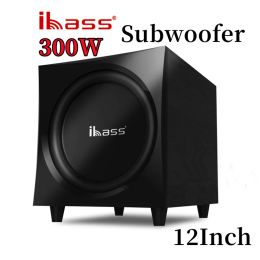 Speakers 300W highpower retro home theater active echo wall sound system 12 inch highpower overweight subwoofer with builtin amplifier