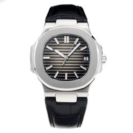 Mens automatic watch automatic movement with dark gray dial sapphire glass S/S sapphire glass high quality designer watches for men square watch dial 43 mm