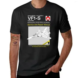 Men's Tank Tops VF-1 Service And Repair T-Shirt Edition Summer Vintage Clothes Mens Big Tall T Shirts