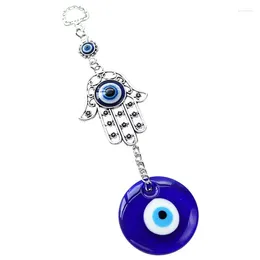 Decorative Figurines Wall Hanging Pendant Amulet Lucky Charm Blessing Protection Gift Blue Eye Hand Flower For Home Decoration Durable