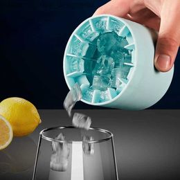 Ice Cream Tools Cylinder silicone ice block Mould quick freezing silicone ice maker creative cup ice bucket whiskey beer ice maker Q240425