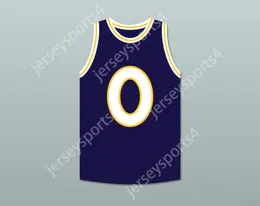 CUSTOM NAY Name Mens Youth/Kids METHOD MAN 0 MONSTARS DARK BLUE BASKETBALL JERSEY HIT EM HIGH Stitched S-6XL