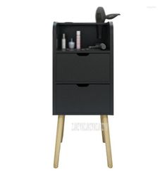 Hooks Simple Hair Salon Cabinet With 2 Big Drawer For Shop Beauty Mirror Side Solid Wood Leg Air Blower Tools Storage9969484