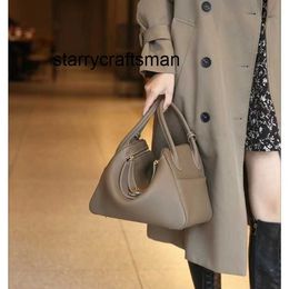 Designer Bag LDy L Layer 2024 Head Cowhide Linndies Bag Genuine Leather Womens Bag Handheld Doctors Bag Single Shoulder Diagonal Cross Womens Bag