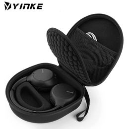 Yinke Case for Sony WH-CH710N/CH700N Headphone Travel Protective Cover EVA Hard Carrying Case Storage Bag 240419