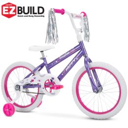 Bicycle 2023 Huffy 18 in. Sea Star Girl Bike, Metallic Purple