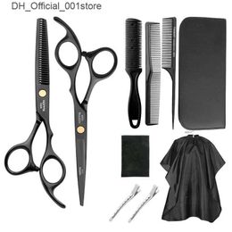 Hair Scissors 2024 Professional Hairdressing Set Barber Thinning Shears Cutting Tool Hairdresser ScissorsBarber for Q240425