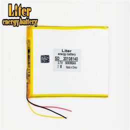 Accessories 3 line polymer lithium battery 30105140 3.7V 5000MAH tablet battery made in China Rechargeable Liion Cell