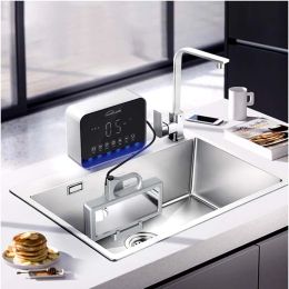 Washers Small Portable Ultrasonic Dishwasher Sink Household Automatic Dishwasher Family Freestanding InstallationFree Washing Machine