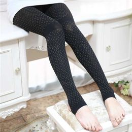 Sexy Socks Womens Retro Silk Stockings Little Jacquard Slimming Spring and Autumn Medium Thick Velvet Leggings Pantyhose Japanese Style Fe