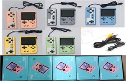 Mini Handheld Macaron Game Console 500 in 1 Retro Video Game Console 8 Bit 30 Inch Colourful LCD Support Two Players with Retail b2177439