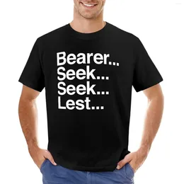 Men's Polos Bearer... Seek... Lest... T-shirt Sports Fans Anime T Shirts