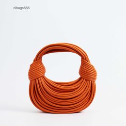 Cattle Hand Double Bottegaas Bags Small Knot Lea Rope Girl Luxury Handbag Knitted 2024 Venata Bag Pure Womens Mesh Classic Knotted WURL