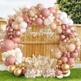 Party Decoration Pink Balloon Garland Arch Kit Wedding Confetti Birthday Latex Decor