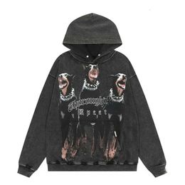 Designer representhoodie Letter Print Streetwear Men's Wild High representhoodie Street Hoody Top Casual 775