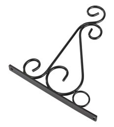 Iron Garden Wall Light Hanging Flower Plant Pot Bracket Hook Shelf Stand Holder5247029