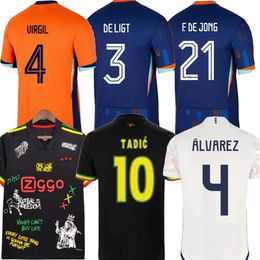 2024 25Netherlands MEMPHIS soccer jersey 2024 Holland club jerseyDE LIGT VIRGIL DUMFRIES BERGVIJN Shirt KLAASSEN BLIND Bob Marley football fan version shirts