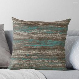 Pillow Teal Blue Dark Chocolate Grey Brown Melange Throw S For Decorative Sofa Home Decor Bed Pillowcases