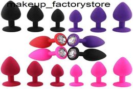 Massage SML 100 Silicone Anal Butt Plug Unisex Erotic Sex Stopper Adult Toys For Women Men Massage Anal G Spot Trainer For Coup9341478