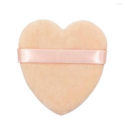 Makeup Sponges Reusable Puff HeartShaped High Elasticity Large Face Powder Puffs Cotton Strap For Female4280566