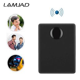 Alarm LAMJAD N9 GPS Tracker Audio Voice Monitor Mini GSM Listening Surveillance Device Acoustic Alarm Activation Dial Built in Two Mic