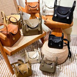 Designer Bag LDy L Large 2024 New Capacity Underarm Bag Mini Linndies Bag Doctor Bag Genuine Leather Pillow Bag One Shoulder Handheld Straddle Bag