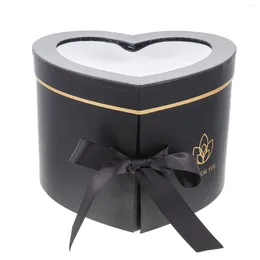 Decorative Flowers Double Layer Rotating Gift Box Memorial Party Favour Container Drawer Flower Holder Polyester Packing Bucket Arranging