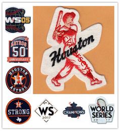 7 Piece Lot2017 WS Champions Strong Patch HOUSTON PLAYER JERSEY PATCH 2005 WS 2015 50th Anniversary Years Jersey Sleeve Patch8290843