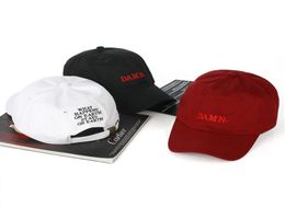 Men039s Women039s DAMN Baseball cap For MenIcon 1 Snapbacks 6 Panel Black Adults Ball6392933