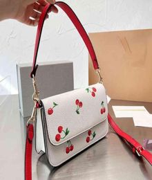 Shoulder Bag Crossbody Bags For Women Totes New Cherry Pattern Leather Designer Handbags Messenger Bags Purses Bag Ladies Wallets 3941111