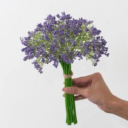 Decorative Flowers Artificial Gypsophila Flower Realistic Plastic Simulation Colourful Decorate Chic Fake Bouquet Ornaments