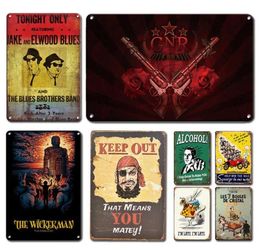 Retro Nostalgic Rock Band Metal Poster Tin Sign Vintage Music Bar Metal Plate Signs Decoration Chic Man Cave Home Decor Plaques9435136