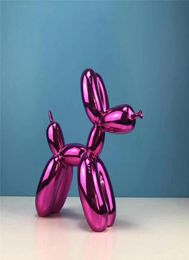 25cm Balloon Dog Colour Customise Pattern Design Balloon Dog Special Statue Modern Sculpture Home Decoration Bulldog Toy Resin Art 7193393