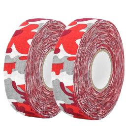 Foosball 2 Rolls Hockey Tape Cloth Athletic Sports Stick Baseball Tape Easy To Stretch And Tear Cloth Tape For Ice Hockey Skiing