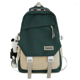 Backpack Fashion For Men Women Korean Version College Style Trend Casual 2024 Student Simple Travel Schoolbag