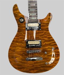 2024 New! Made in China electric guitar, large floral finish, color Mosaic, g logo, body PR, in stock