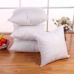 Pillow 1PC Standard Pillow Cushion Core Cushion Inner Filling Soft Throw Seat Pillow interior Car Home Decor White 40X40CM 45X45CM