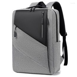 Backpack Trendy For Men's Casual And Fashionable Travel Bag 15.6-inch Computer Available In Stock Student Schoolbag