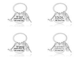 If Dad Papa Uncle Grandpa Can039t Fix It No One Can Keychain Metal Tools Charm Keyring Family Fathers Grandfathers Key Chain Gi5437099