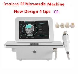 2021 New Design 4 Tips fractional RF Microneedle machine Face care Gold Skin acne scar stretch mark removal treatment beauty machi6087161