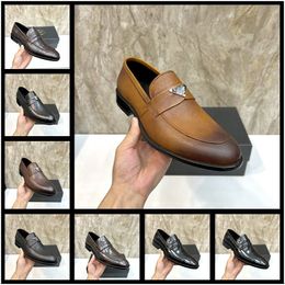 Top Quality Original Men Shoes Spring Summer Formal Genuine Leather Business Casual Men Designer Dress Shoes Office Luxury Male Oxfords Wedding Shoe Size 4-11